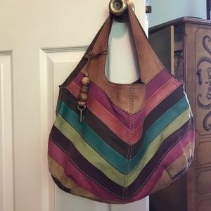 Fossil Genuine Suede Hobo Purse